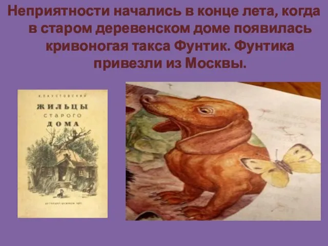 Неприятности начались в конце лета, когда в старом деревенском доме появилась кривоногая