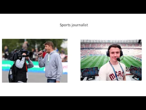 Sports journalist