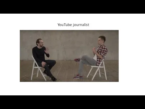 YouTube journalist