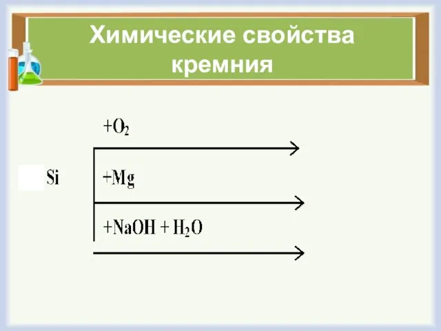 Химические свойства кремния