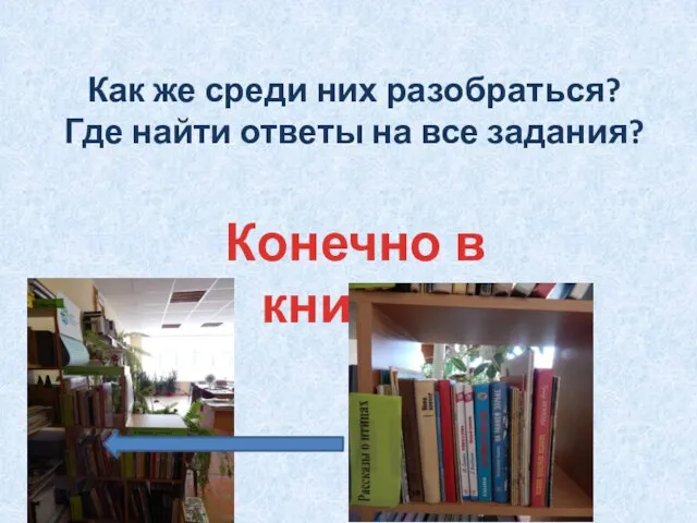 Как же среди них разобраться? Где найти ответы на все задания? Конечно в книгах!