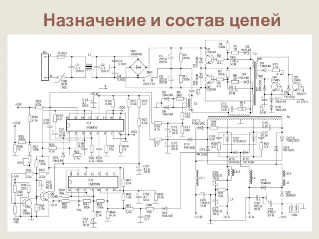 Назначение и состав цепей