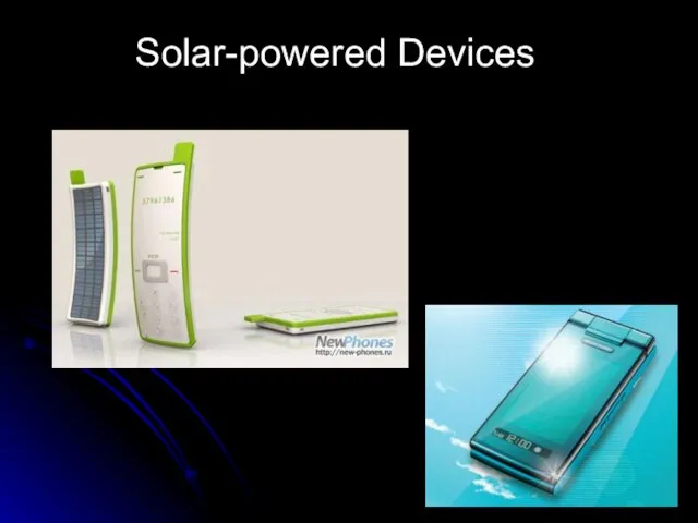 Solar-powered Devices