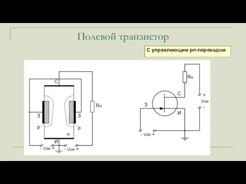 Полевой транзистор С управляющим pn-переходом