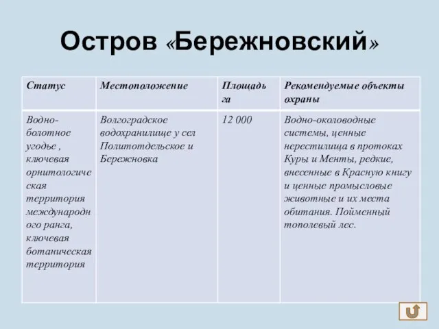 Остров «Бережновский»