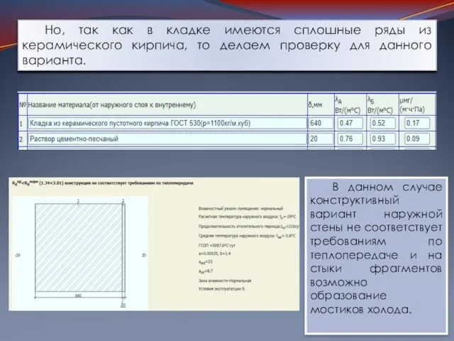 Но, так как в кладке имеются сплошные ряды из керамического кирпича, то