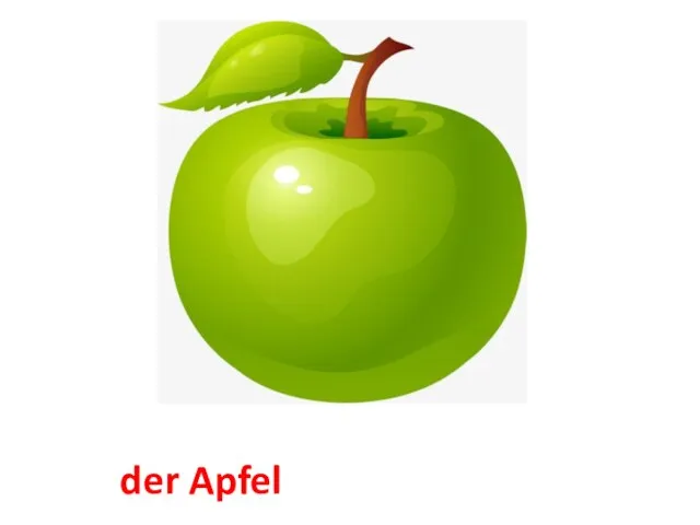 der Apfel