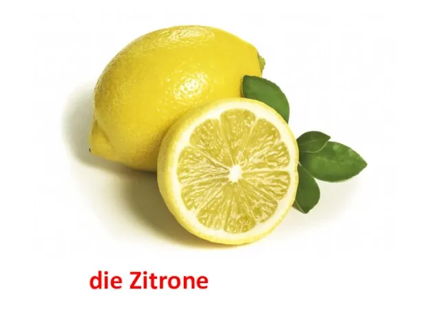 die Zitrone