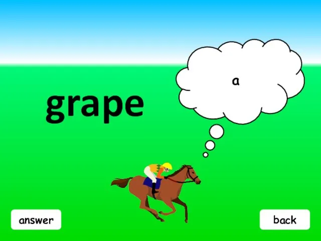 answer grape a back