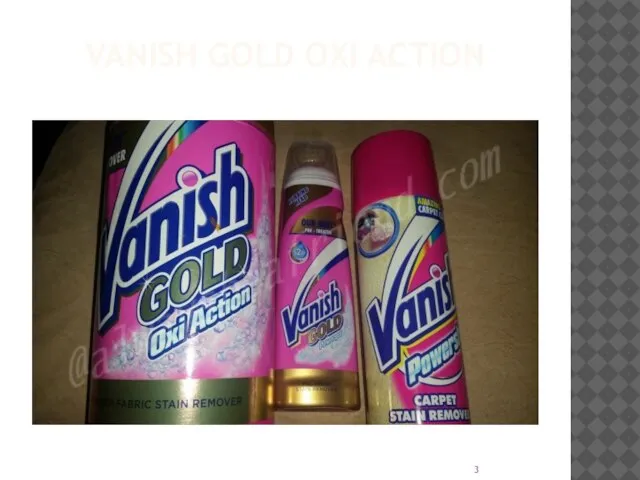 VANISH GOLD OXI ACTION