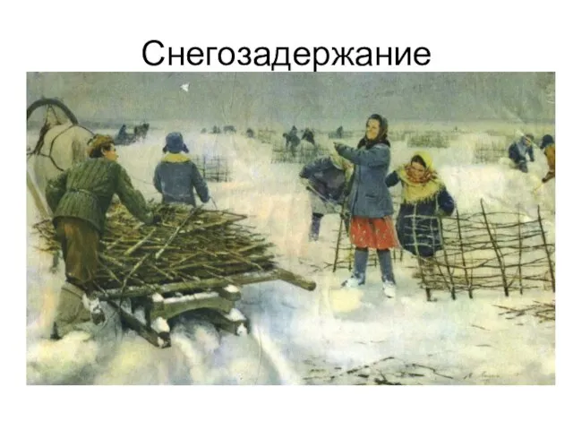 Снегозадержание