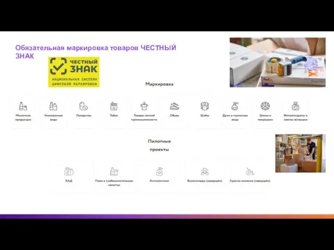 Обязательная маркировка товаров ЧЕСТНЫЙ ЗНАК