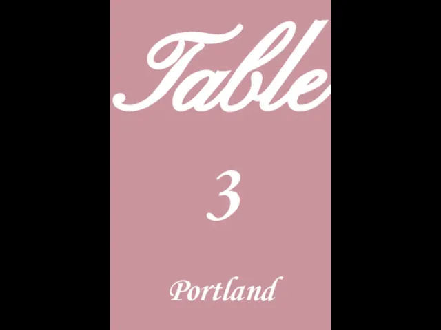 Table 3 Portland