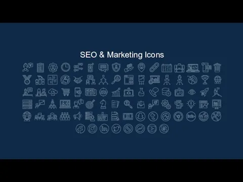 SEO & Marketing Icons