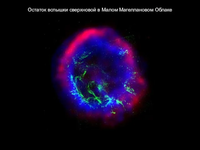 Остаток вспышки сверхновой в Малом Магеллановом Облаке