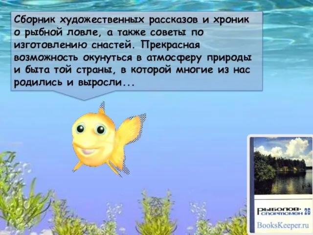 Сборник художественных рассказов и хроник о рыбной ловле, а также советы по