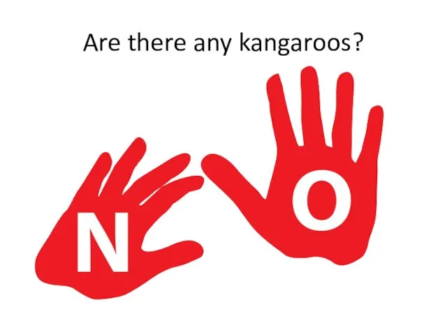 Are there any kangaroos?