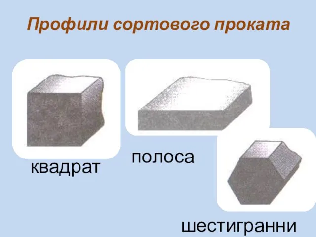 Профили сортового проката квадрат полоса шестигранник