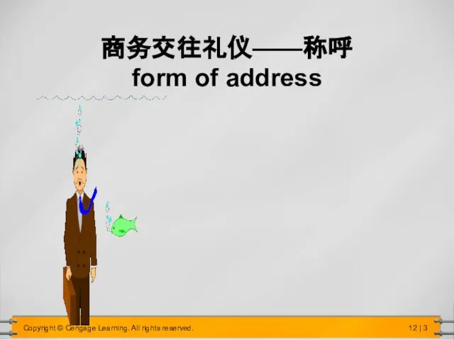 商务交往礼仪——称呼 form of address