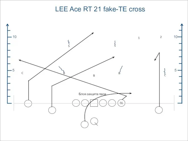 5 10 5 10 LEE Ace RT 21 fake-TE cross C C