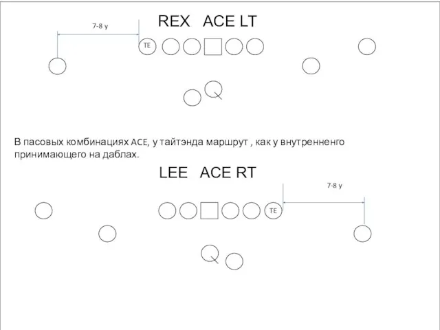 REX ACE LT TE TE LEE ACE RT 7-8 y В пасовых