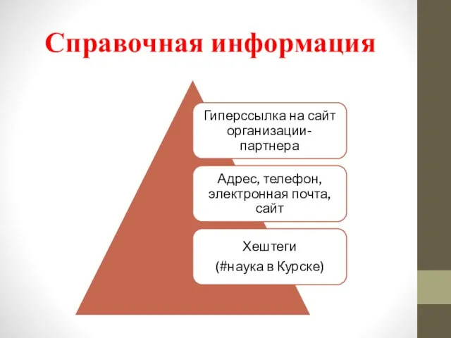 Справочная информация