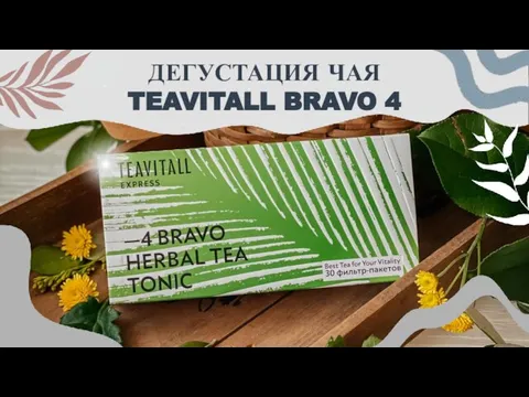 ДЕГУСТАЦИЯ ЧАЯ TEAVITALL BRAVO 4