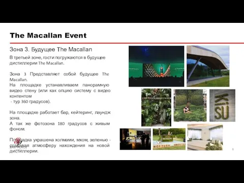 The Macallan Event Зона 3. Будущее The Macallan В третьей зоне, гости