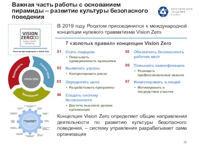 Важная часть работы с основанием пирамиды – развитие культуры безопасного поведения 7