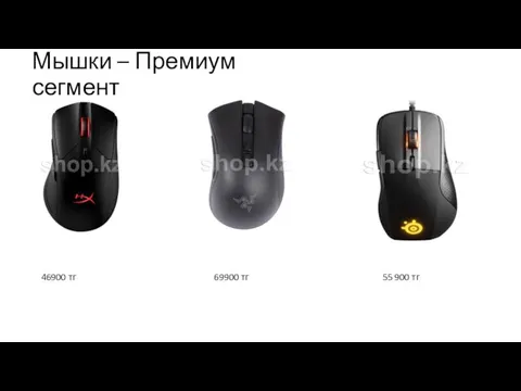 Мышки – Премиум сегмент 46900 тг 69900 тг 55 900 тг