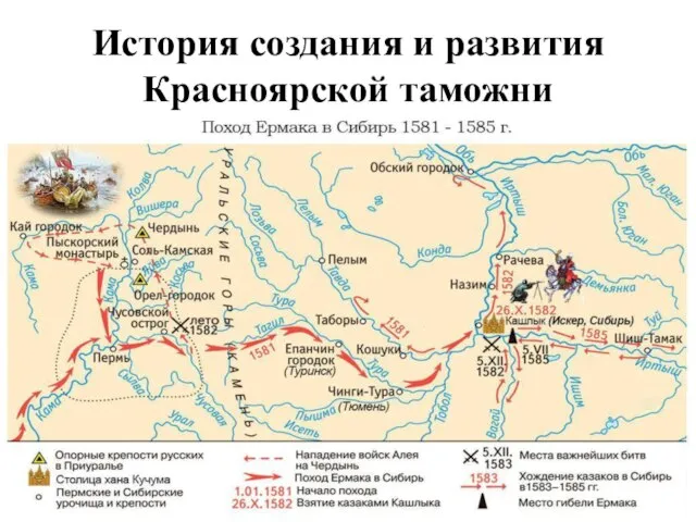История создания и развития Красноярской таможни