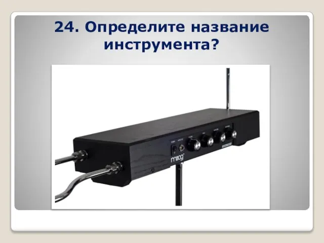 24. Определите название инструмента?