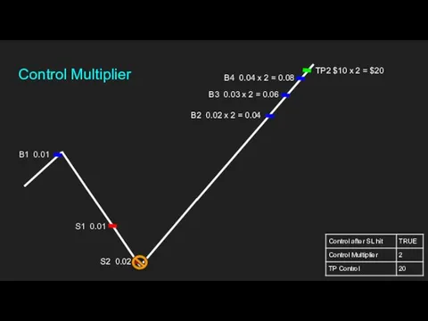 Control Multiplier B1 0.01 B2 0.02 x 2 = 0.04 S2 0.02