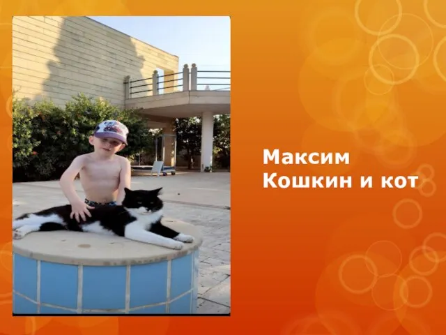 Максим Кошкин и кот