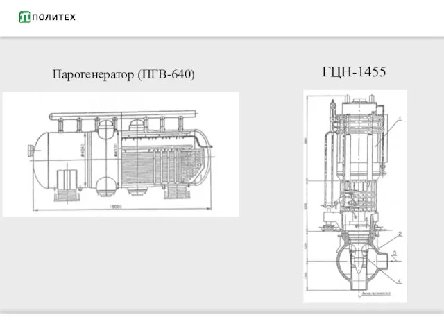 Парогенератор (ПГВ-640) ГЦН-1455