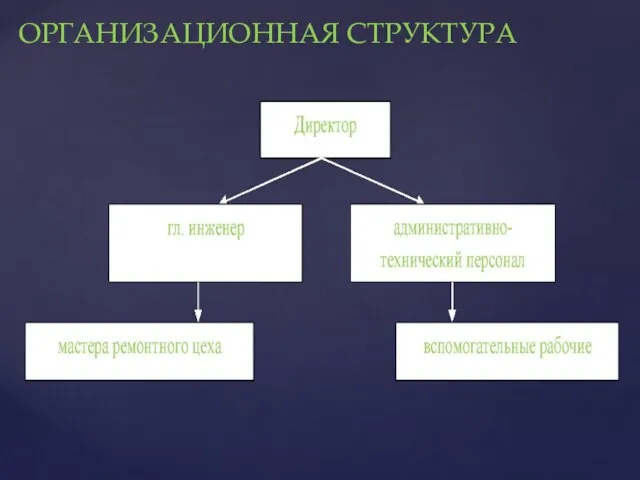 ОРГАНИЗАЦИОННАЯ СТРУКТУРА