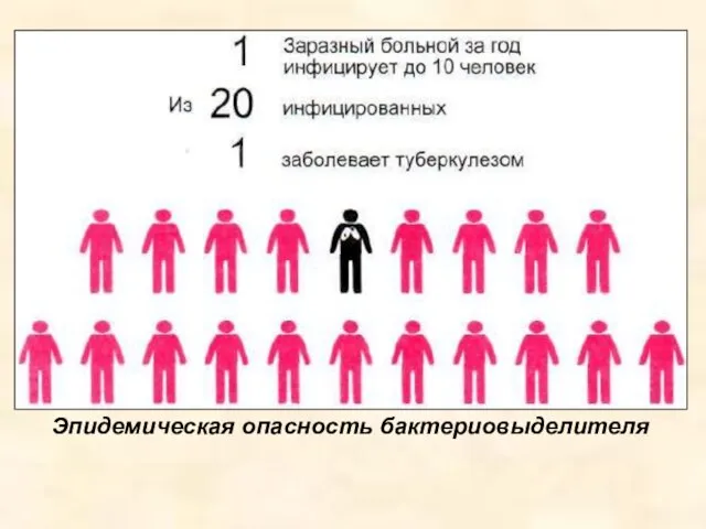 Эпидемическая опасность бактериовыделителя