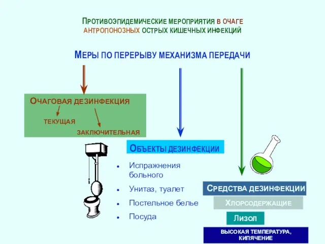 ПРОТИВОЭПИДЕМИЧЕСКИЕ МЕРОПРИЯТИЯ В ОЧАГЕ АНТРОПОНОЗНЫХ ОСТРЫХ КИШЕЧНЫХ ИНФЕКЦИЙ МЕРЫ ПО ПЕРЕРЫВУ МЕХАНИЗМА