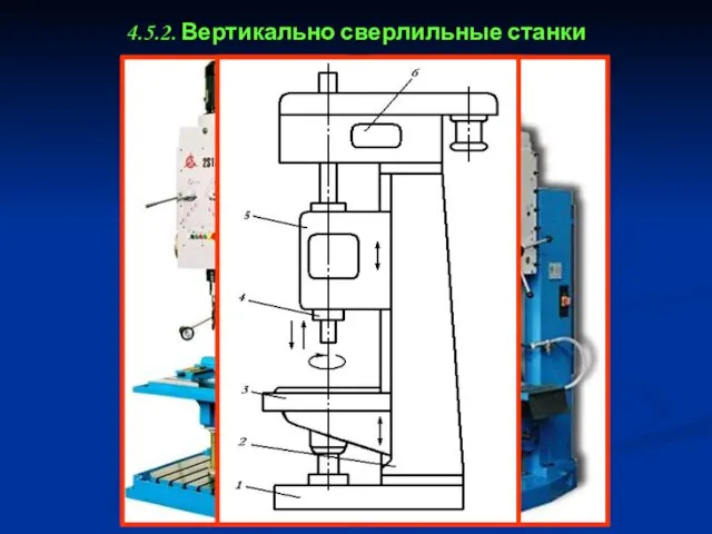 4.5.2. Вертикально сверлильные станки