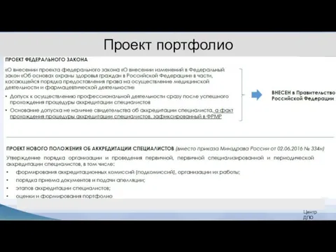 Проект портфолио Центр ДПО Эмке Л.Г.