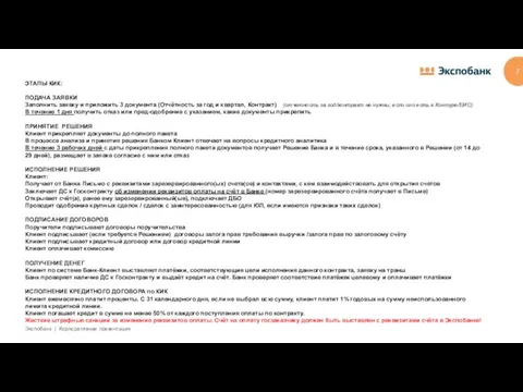 ЭТАПЫ КИК: ПОДАЧА ЗАЯВКИ Заполнить заявку и приложить 3 документа (Отчётность за