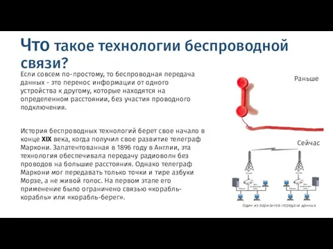 Что такое технологии беспроводной связи? Если совсем по-простому, то беспроводная передача данных