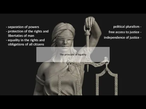 political pluralism - free access to justice - independence of justice -