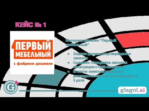 КЕЙС № 1 Интернет-магазин “Первый мебельный” Задача: делать подтверждение заказов Сделано: Настройка