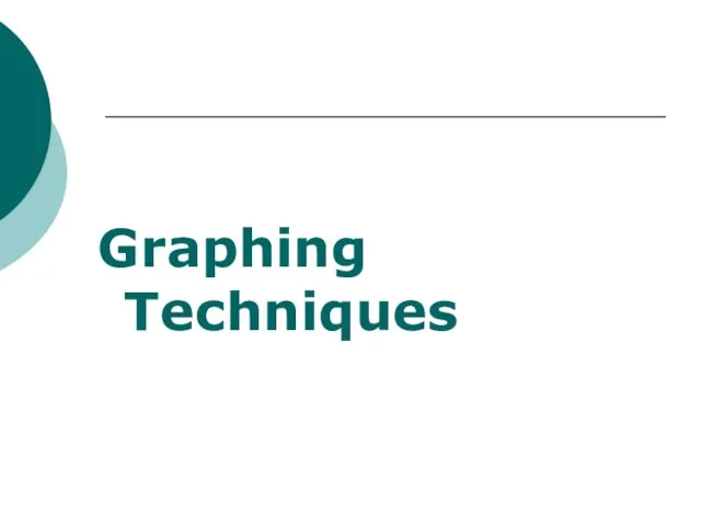 Graphing Techniques