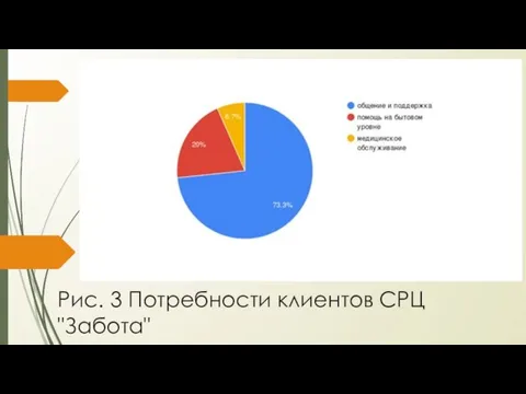 Рис. 3 Потребности клиентов СРЦ "Забота"