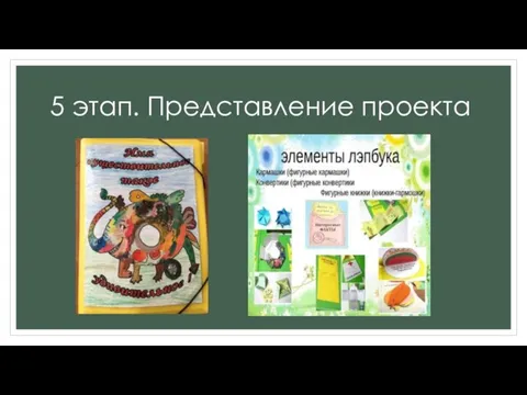 5 этап. Представление проекта