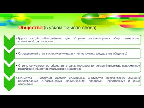 Общество (в узком смысле слова)