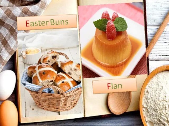 Easter Buns Flan