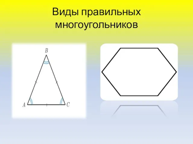 Виды правильных многоугольников